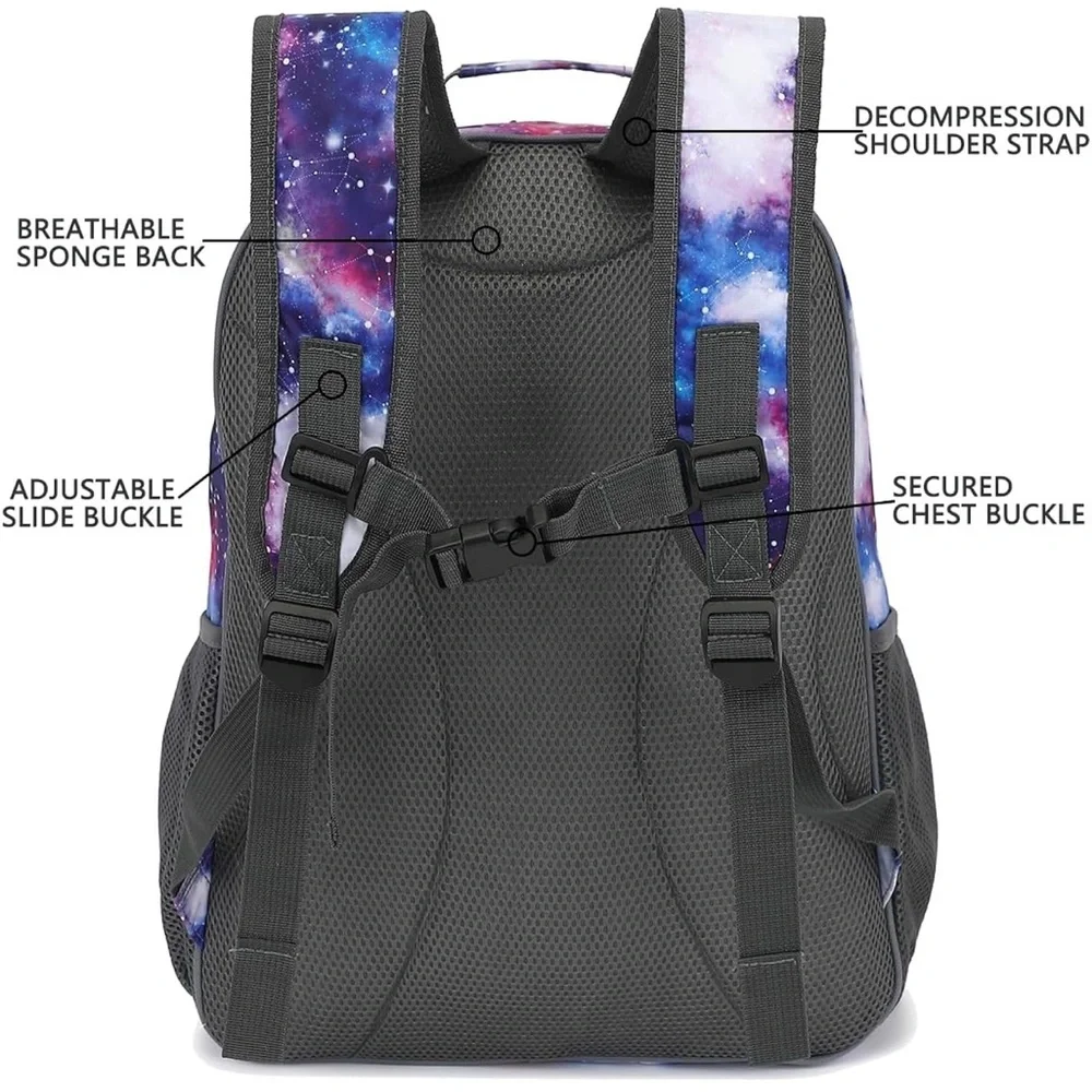 NEW Galaxy Print Backpack
